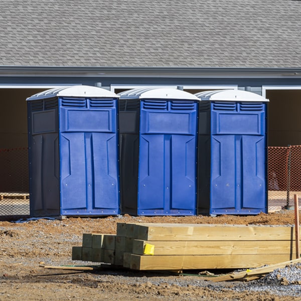 do you offer hand sanitizer dispensers inside the porta potties in Chetek